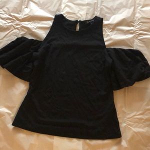 INC Cold Shoulder Top